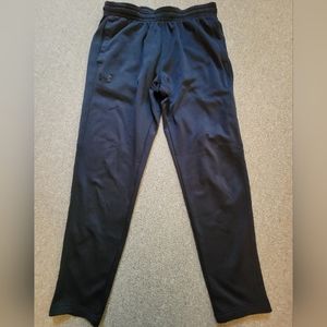 Men's L Under Armour Loose-Fit Black Coldgear Pants